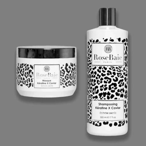 RoseBaie Gamme Kératine X Caviar Masque & Shampoing