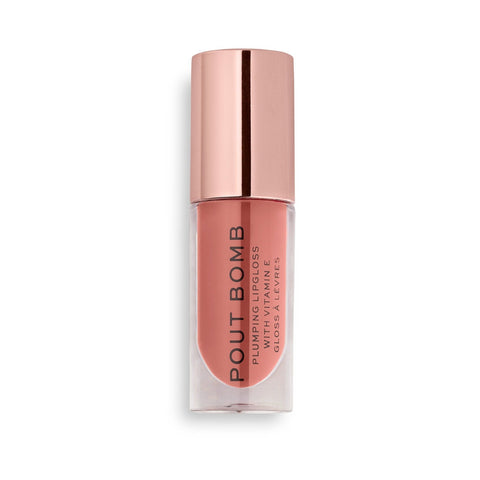 Revolution Pout Bomb Plumping Gloss Kiss Nude